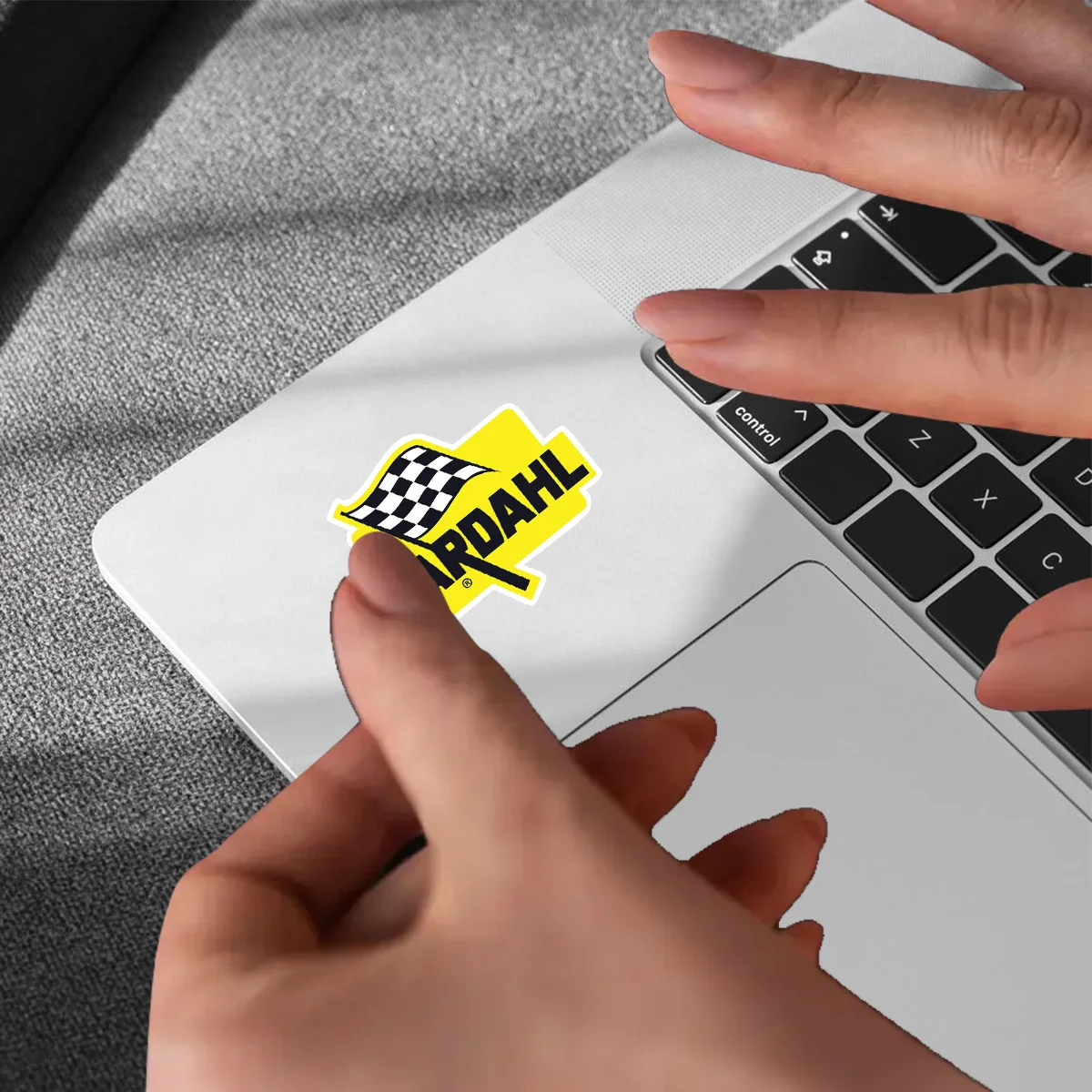Checkered Flag Racing Stickers Waterproof Vinyl Decals for Car Motorcycle Bike Decor Yellow Black White Multi-color