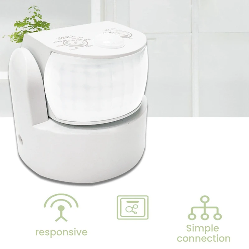 Waterproof Double Infrared Probe Motion Sensor IP65 AC 220V-240V PIR Motion  Automatic 120 °