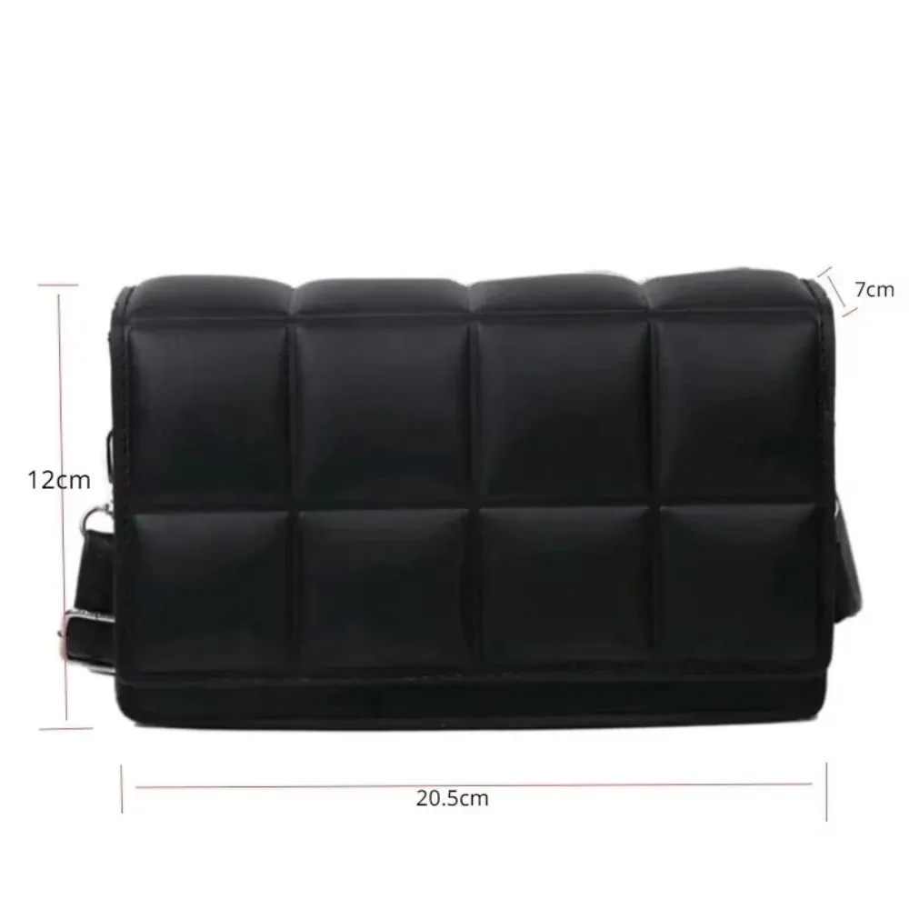 حقيبة شبكية عصرية للنساء 4 ألوان العلامة التجارية حقيبة أنيقة حقيبة كتف صغيرة بولي Leather جلد أنثى حقيبة كروسبودي الاتجاه حقيبة يد كلاسيكية #2