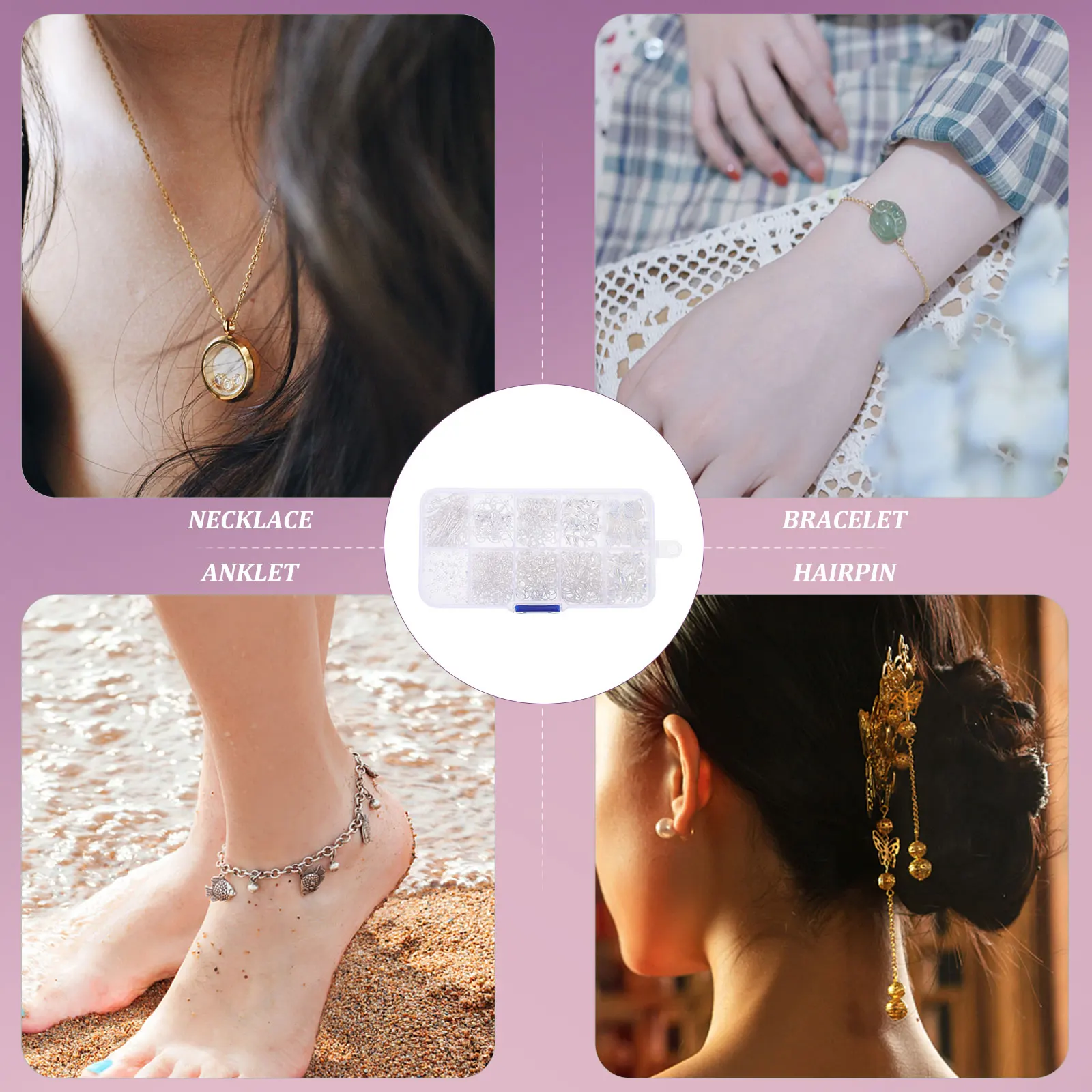 

1 Box Support Hooks Diy Making Material Handmade Jewelry Supplies Premium Metal Parts Earring Diy Kits Black Earring Buckles