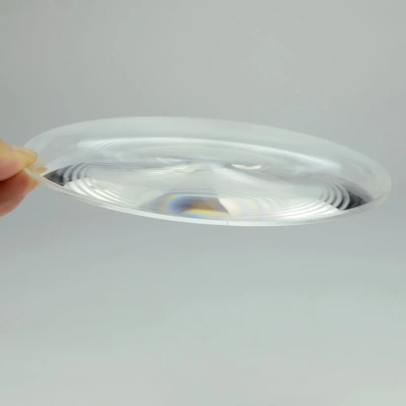200mm Fresnel Lens Focal Length 100mm Plastic Condensing Magnifier Stage Lighting Focusing Lens