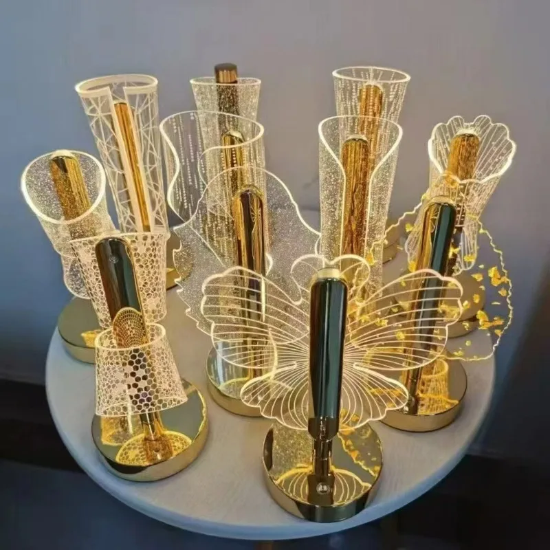 充電式ledナイトライト-クリエイティブで豪華なナイトライト-寝室-ベッドサイド-リビングルーム-ムードライト-室内装飾照明ランプ