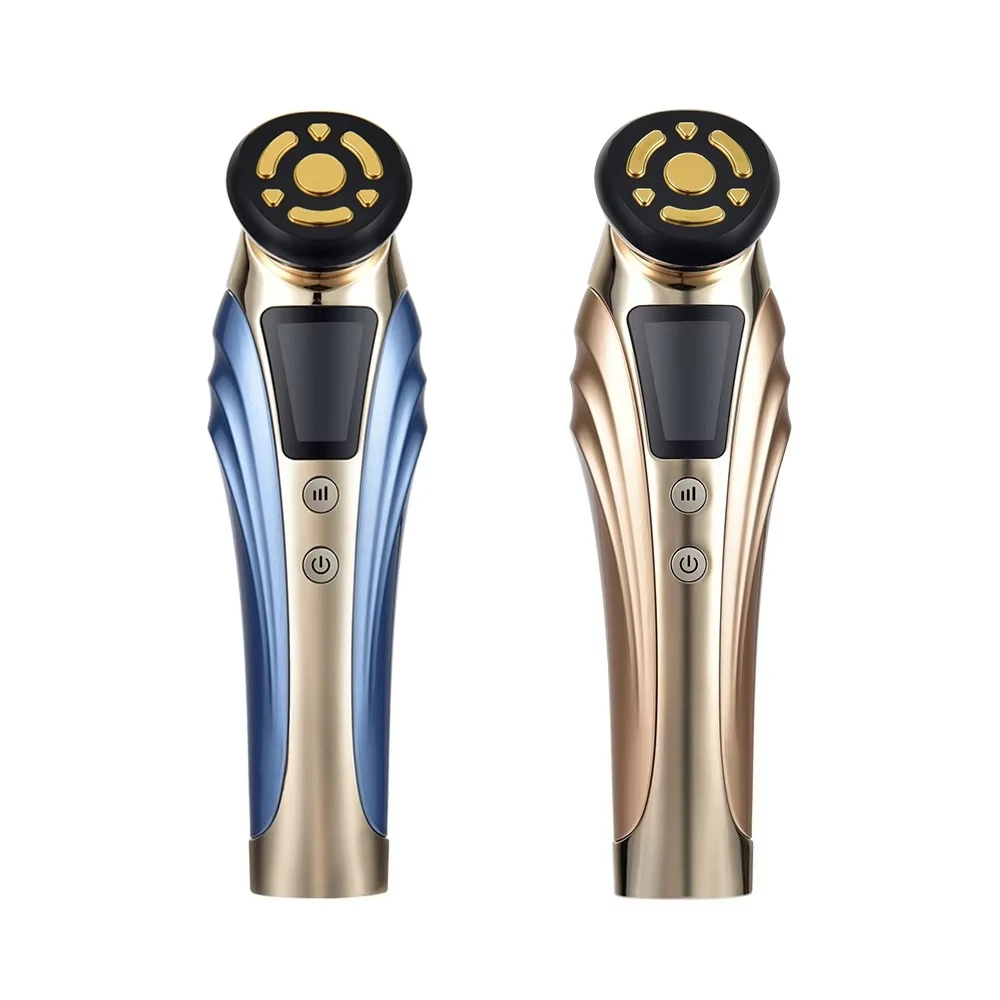 5 Modes Hot and Cold Multi-function Beauty Device with Cooling EMS Light Therapy for Neck Face