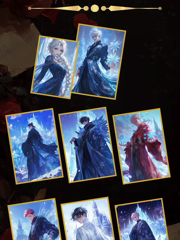 New YiXiuGe Jujutsu Kaisen Collection A6 Art Baords Hobby Anime JJK Meimei Satoru Gojo Zenin Maki Quality Tcg Art Boards