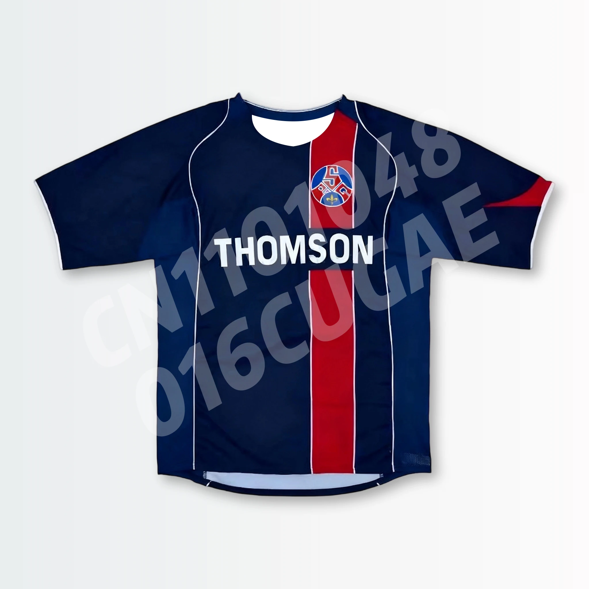 Camisetas de fútbol Retro PSG con estampado 3D, Camiseta deportiva de manga corta adecuada para hombres, adultos y niños, superventas