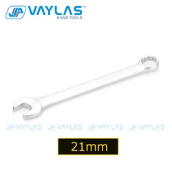 21mm Combination Wrench Open End Matte Polished Fixed Head Cr-V All-Purpose Master Spanner for Household Garage Auto Repairs
