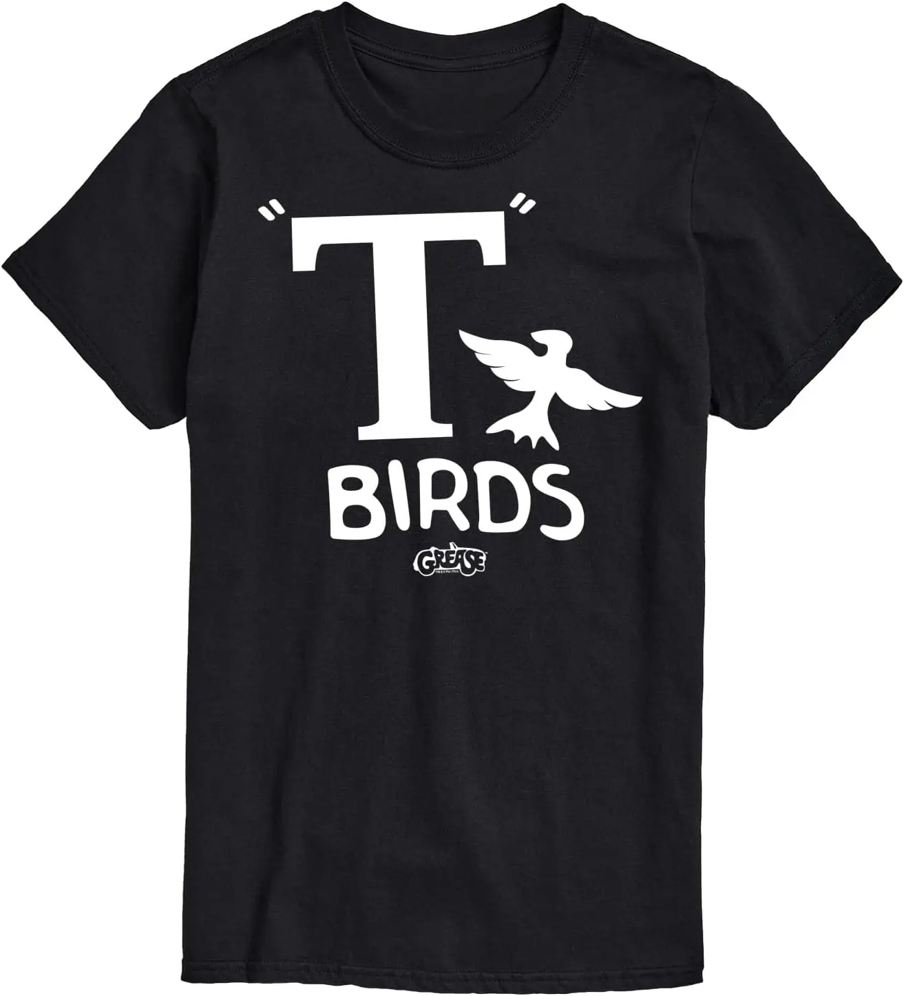 HYBRID APPAREL - Grease - T Birds - Rydell High School Mascot - Men's Short Sleeve Graphic T-Shirt