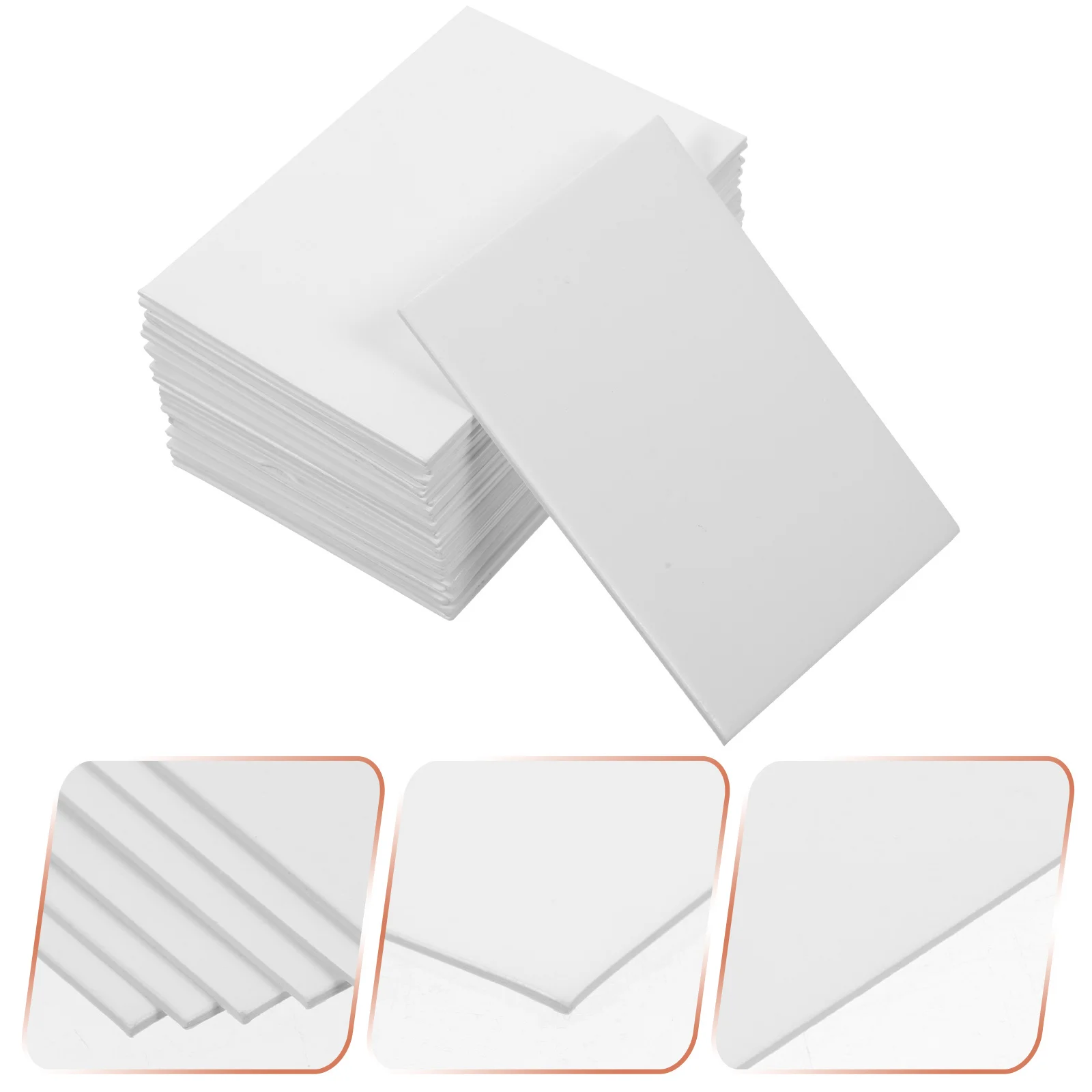 

30Pcs Game Card Protective Hard Card Stock Thick White Cardstock Paper for DIY Invitations Postcards Index Cards