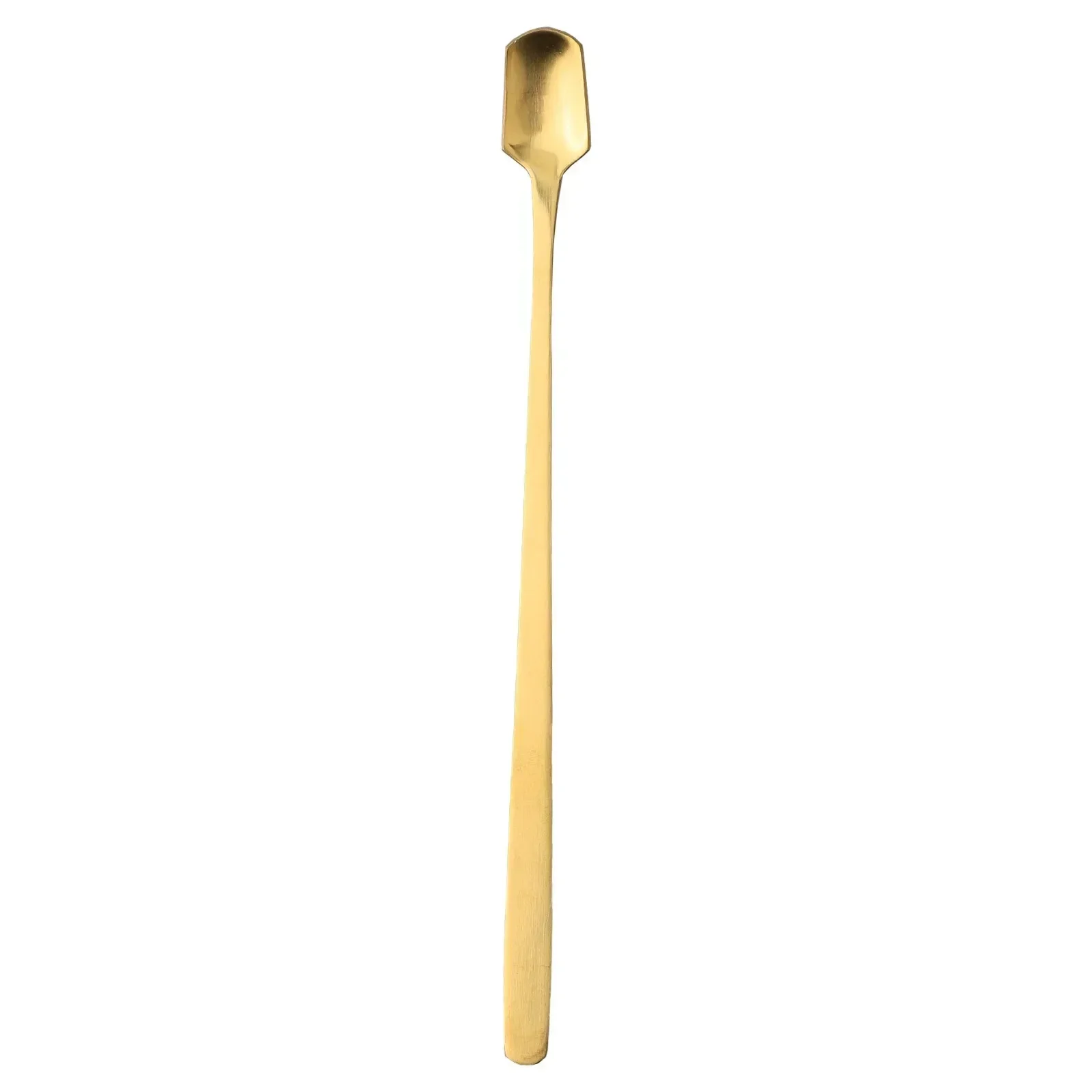 17/15cm Long Handle Coffee Stirrers Spoon New Stainless Steel Gold Silver Spoon Teaspoon For Kitchen Bar Drinks Muddler Stirrer