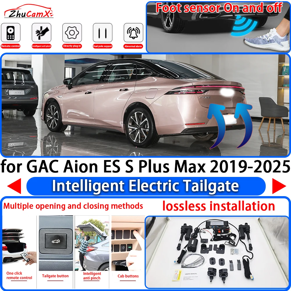 ZhuCamX for GAC Aion ES S Plus Max 2019-2025 OEM Power Liftgate Trunk Electric Suction Tailgate Intelligent Tail Gate Lift Strut