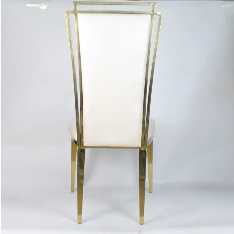 'New Design Modern Cheap Dining Furniture Metal Frame Stainless Steel Dining Chair