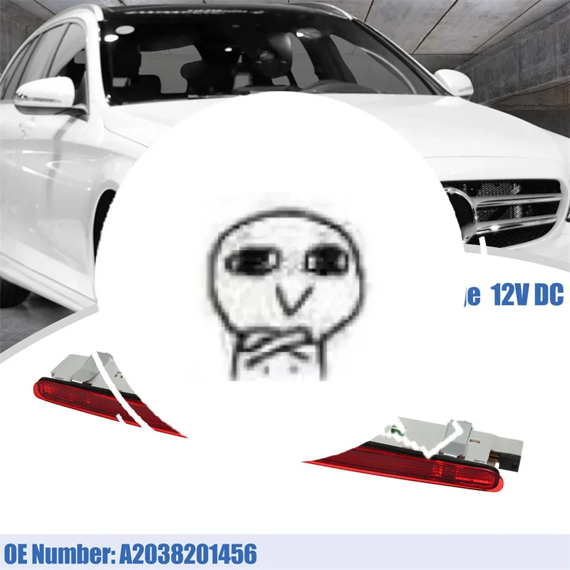 LED الذيل الفرامل وقف تحذير مصباح مانع صدمات خلفي للسيارة ضوء لمبة عالية الجودة السيارات لبنز E-Class W203 2038200156 A2038201456
