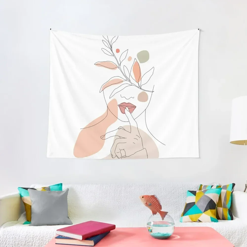 

one line sketch Tapestry Home Supplies Christmas Decoration Home Decoration Accessories Tapestry