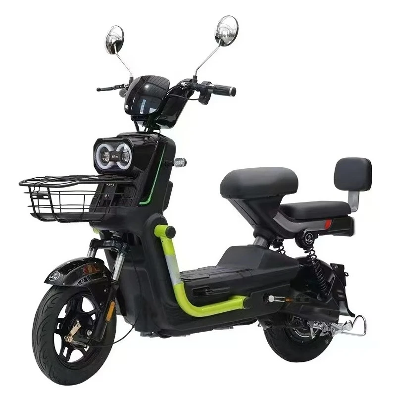 2026 FACTORY DIRECT ELECTRIC BIKE 500W 48V 14INCH DUAL DIGITAL DISPLAY 3 SPEED BRUSHLESS LEAD ACID BATTERY