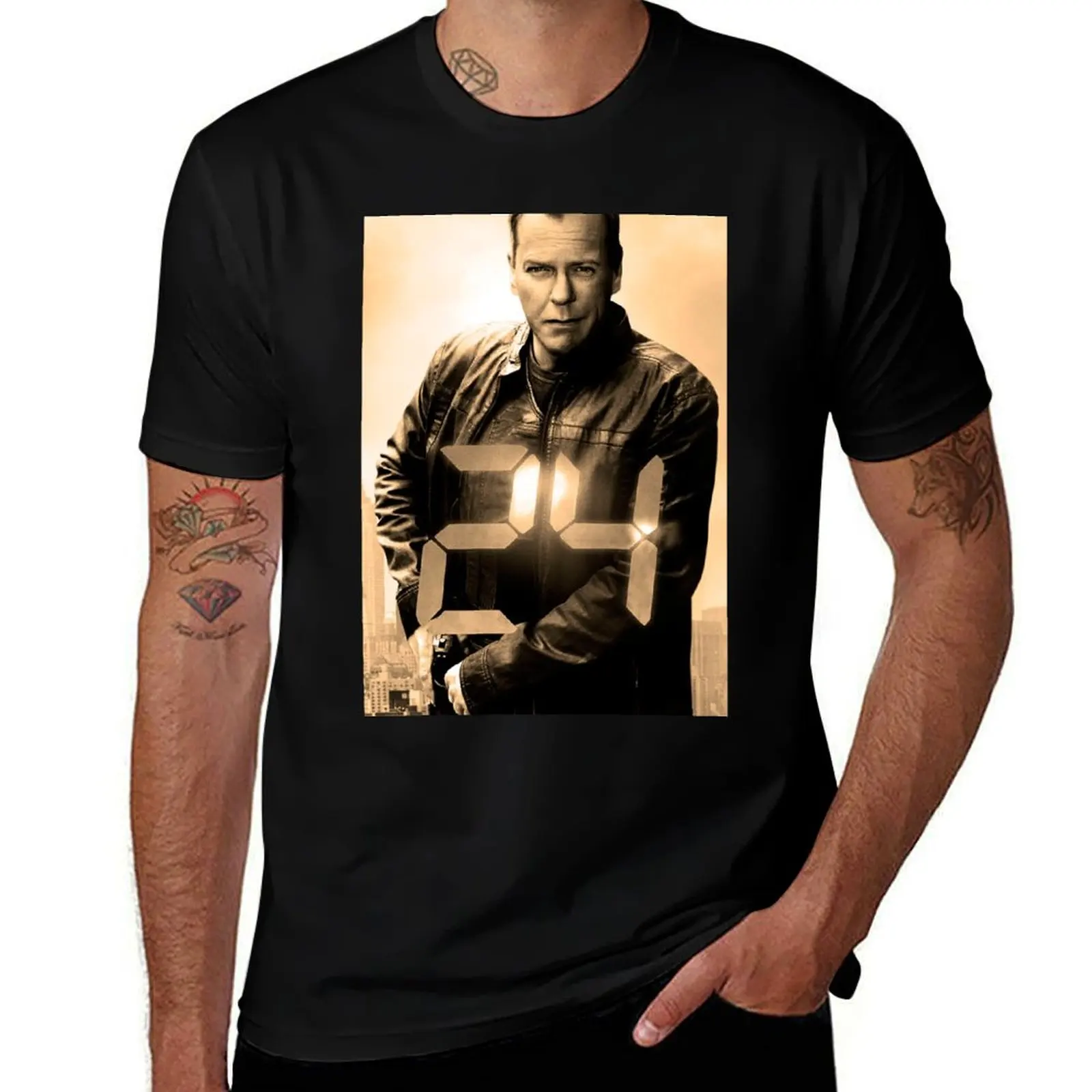 

24 Jack Bauer T-Shirt Basic Casual Wear Short Sleeve Top