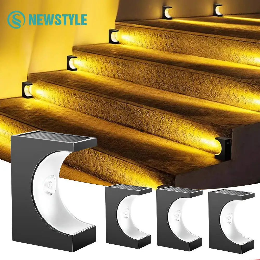 

Solar Step Light IP65 Waterproof LED Outdoor Solar Decorative Light Suitable For Patio Garden Staircase Ambient Light