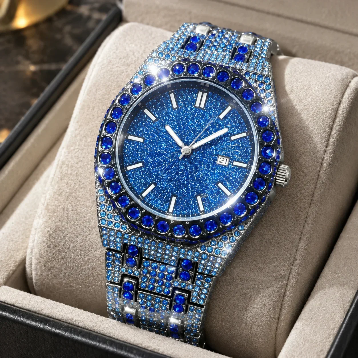 Luxury and exquisite men's watches, multi-dimensional straps, a must-have for parties and festivals
