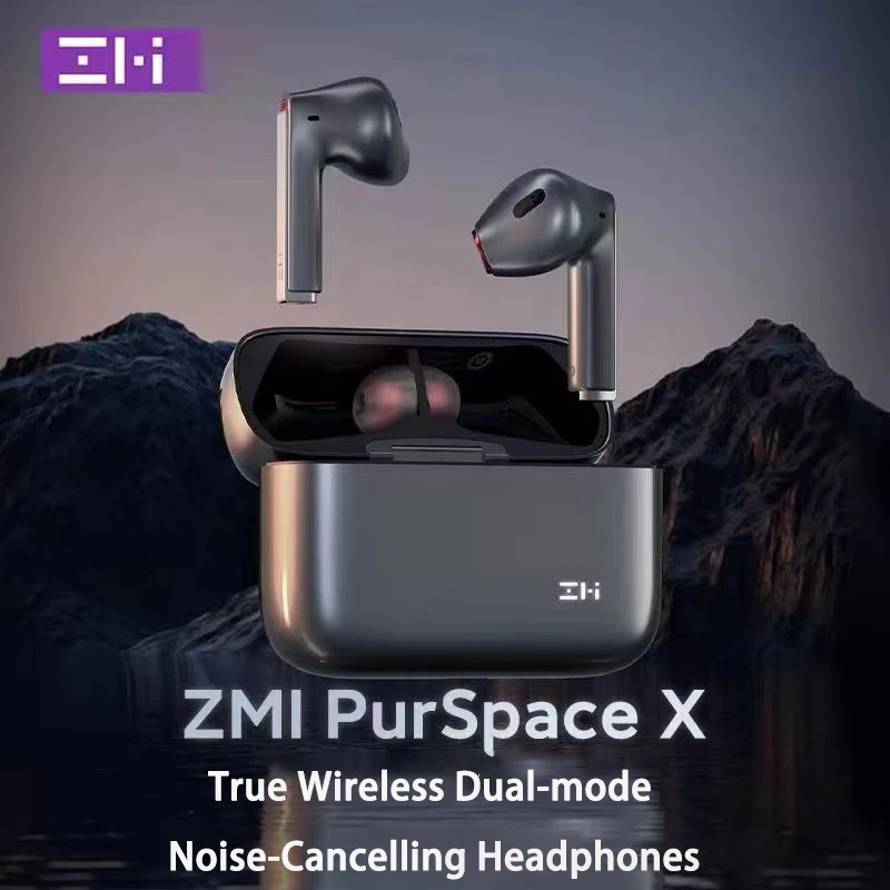 Imagem -02 - Produto Zmi Purspace x Tw300 Bluetooth 5.2 Verdadeira Redução de Ruído Profundidade sem Fio Fones de Ouvido Inteligente à Prova Impermeável Água 2023 Mais Novo