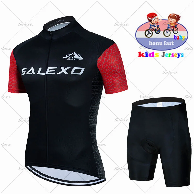 

2025 Children Cycling Jersey Set Boys Girl Cycling Clothing Children Road Bike Shirt Suit Breathable Ropa Ciclismo Cycling Suit