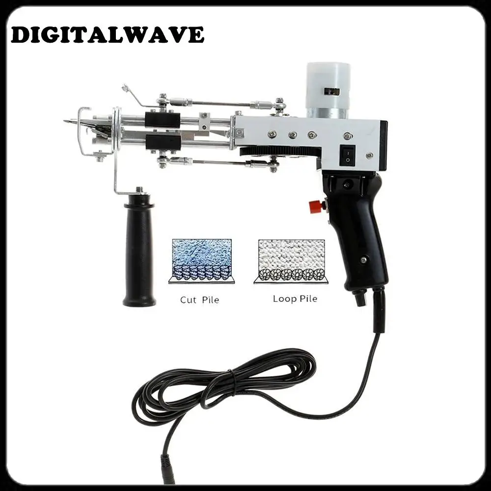 

Электрический тафтинговый пистолет 2 в 1, 100-240 В, вырезанная ворса для ковров, ковер Тафтинговый Пистолет, тканый флокирующий коврик, машина для тафтинга пистолета
