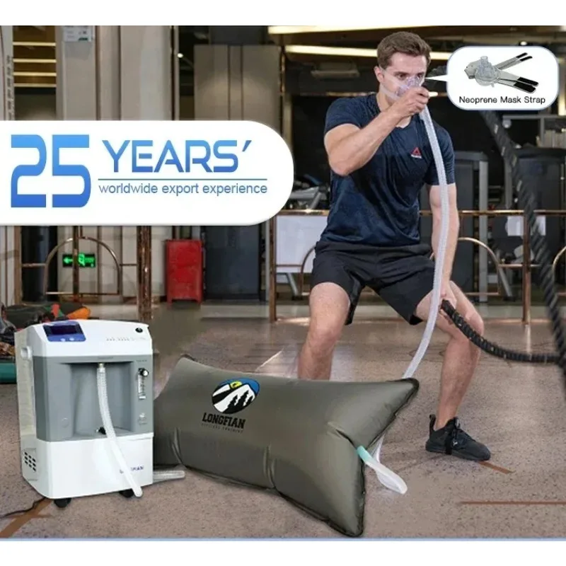 

Longfian JAY-10H Hypoxic Generator Medical Grade CO2/O2 Gas Mixing Apparatus for Anesthesia 100 LPM