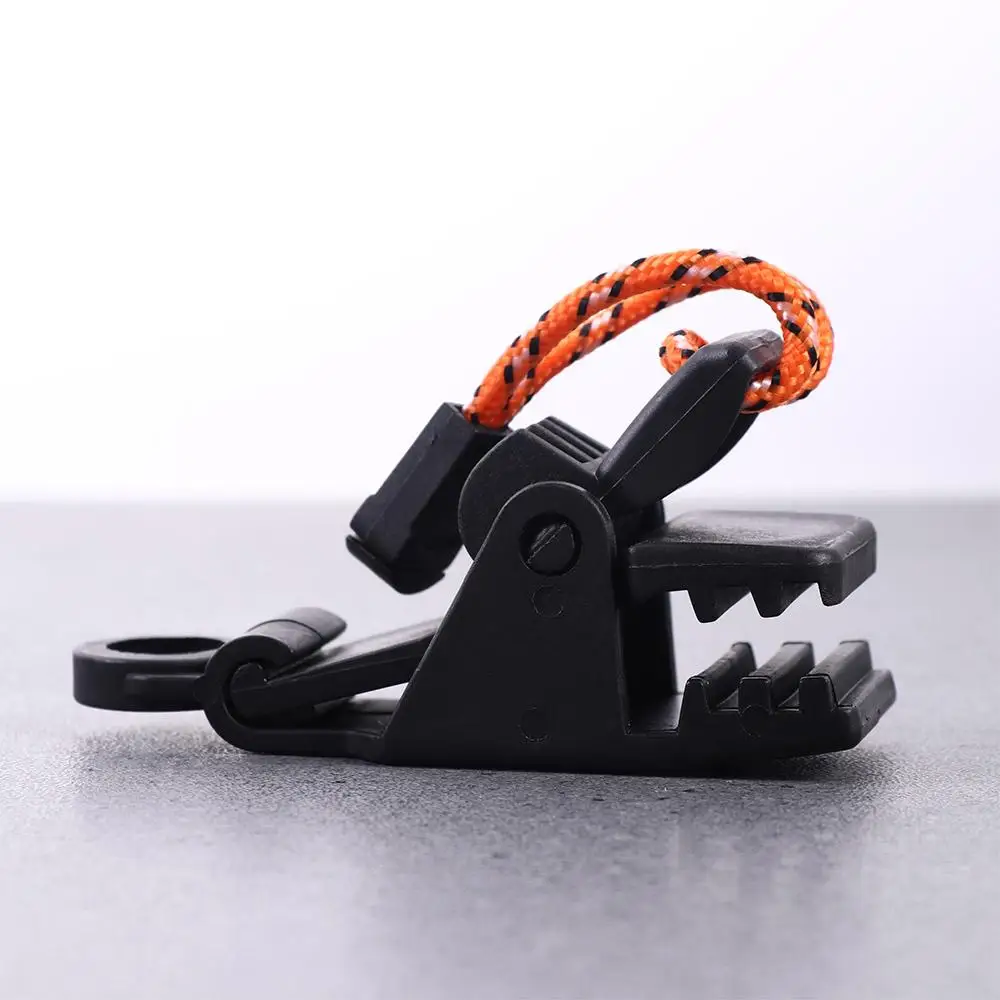 Tent Clip Awning Clamp Windproof Alligator Tent Clip Fixed Plastic Clip Crocodilian Tabernacle Clamp Tent Alligator Clip