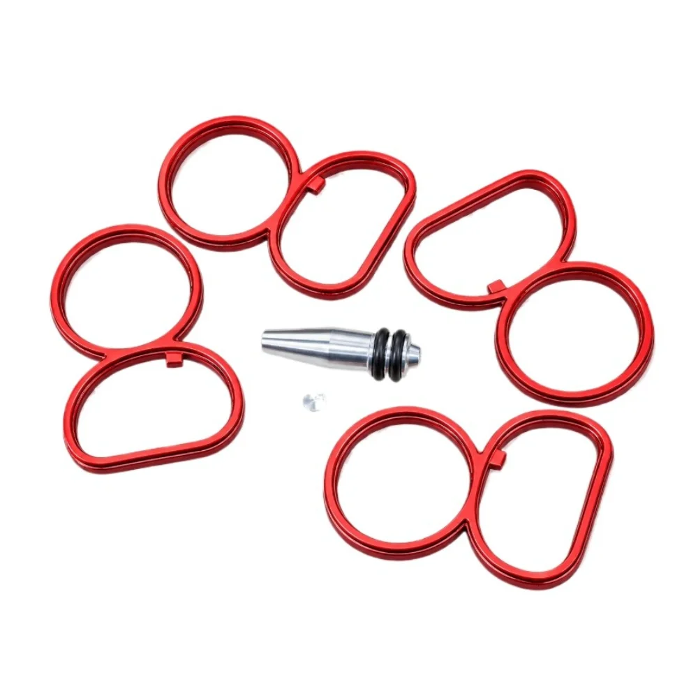 For BMW N47 2.0D Intake Manifold Swirl Flap Delete Kit Blanking Plug With O-Ring Gaskets