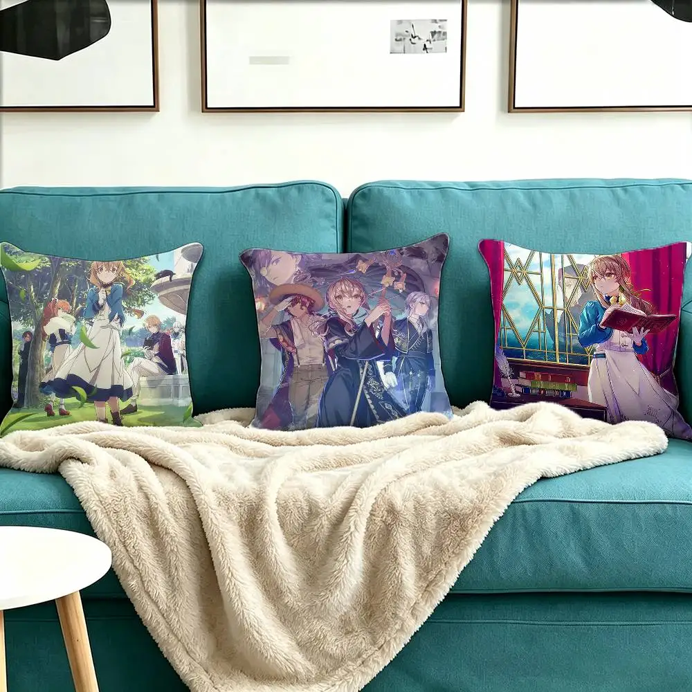 S-Secrets Of The Silent Witch Pillow Case Square Double-Sided Sofa Cushion Cover Bedroom Bedside Pillow