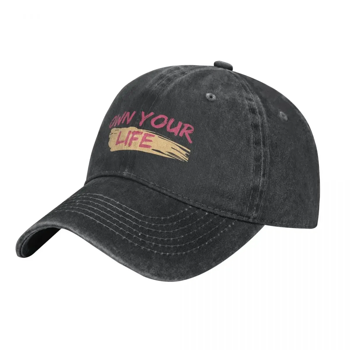 

Own Your Life - Motivational Art Work Cowboy Hat Golf Golf Cap Streetwear Boy Women's