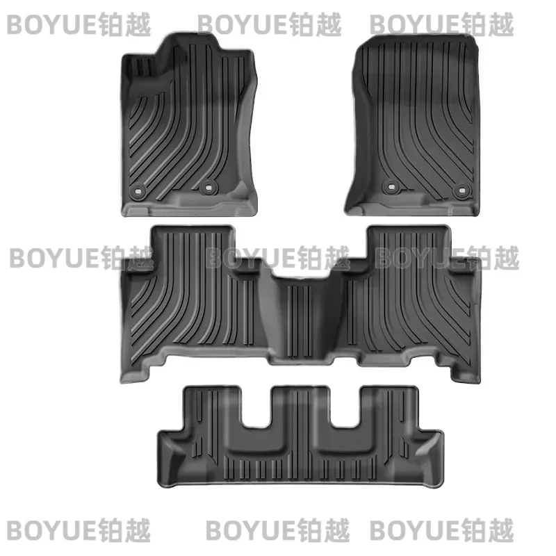 TPE Floor Mats for 4Runner Lexus GX460 All Weather Custom Fit Car Liners Waterproof Heavy Duty Interior Protection