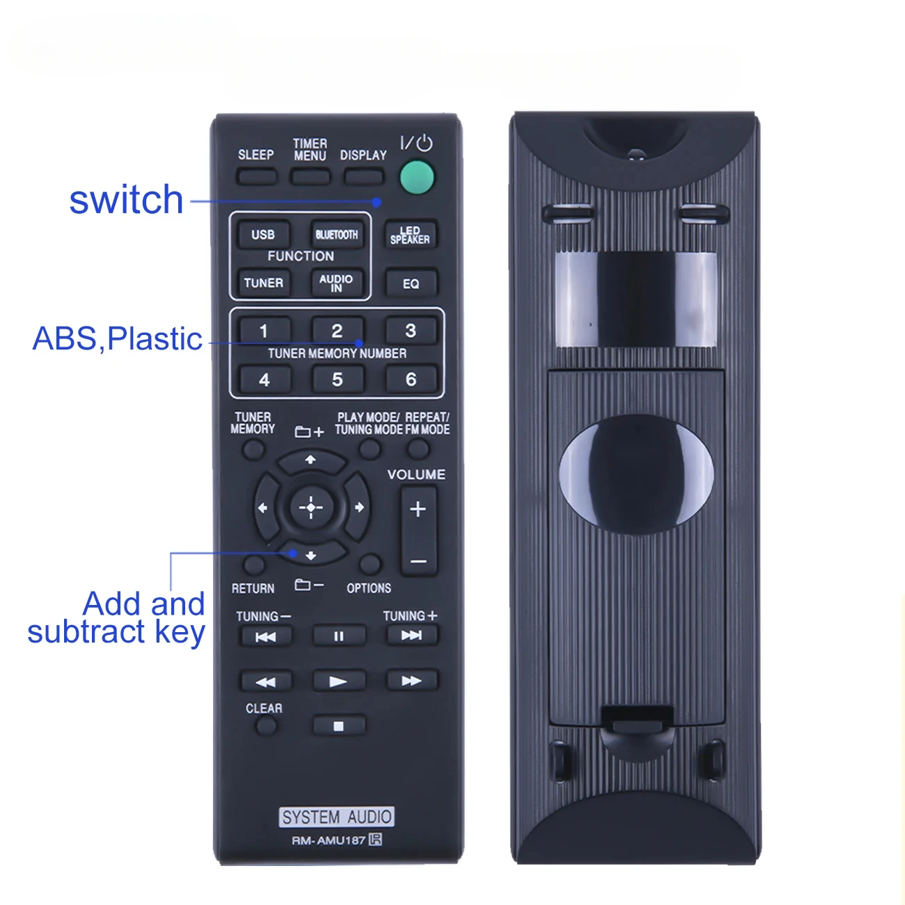 New Replacement RM-AMU187 For Sony Personal Audio System Re…