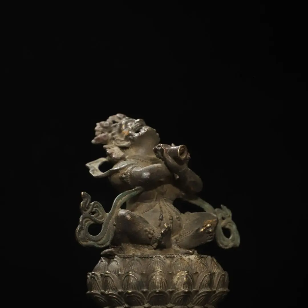 5 Copper Tuojin [Big Black Sky] Incense Burner Height 18 cm Width 18 cm Diameter 5 cm Weight 1 kg