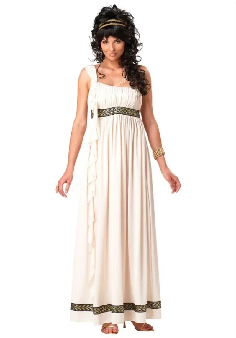 Ancient Greek Mythology Olympus Zeus Hera Costume  God Goddess Outfit Cosplay Halloween Carnival Costumes Set