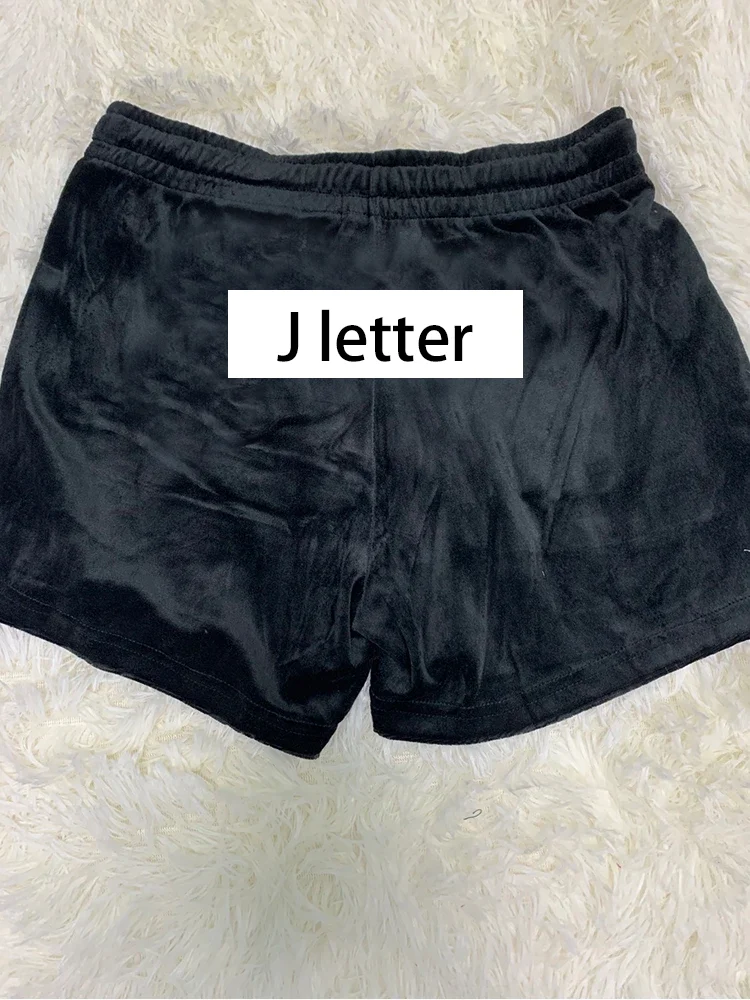 Velour Shorts Y2k Women Clothing Biker Shorts Drawstring Sporty Short for Gym New in Jogging Shorts with Two Side Pockets