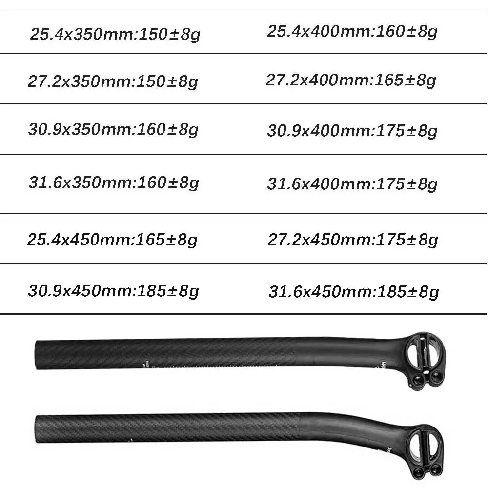 ELITAONE Карбоновый подседельный штырь Setback 5/20 ммMTB/подседельный штырь для шоссейного велосипеда, совместимый с полумушлями из углеродного волокна 7x9 мм, легкий вес 150 г