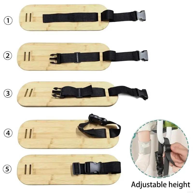 Upgrades Baby High Chair Footrest Addresses Common Footstool Deficiency Adjustable Locking Buckles for Ergonomic Support A2UB