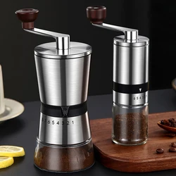 Manual Coffee Grinder Portable Espresso Grinders With Ceramic Burr Hand Grinder Coffee Mill For Turkish Drip Coffee French Press