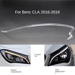For Mercedes Benz CLA 117 2016-2019 DRL Light guide plate Light guide tube Headlight Daytime Running Light Guide Angel Eye