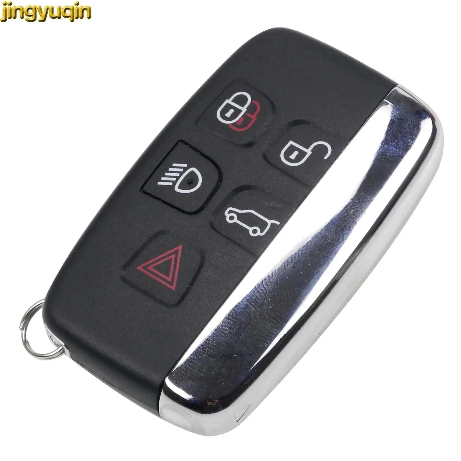 

Jingyuqin 5 Buttons Smart Car Key Fob Shell For Land Rover Discvovery 2 4 5 Freelander 2 Range Rover Evoque Jaguar XE XF XJ