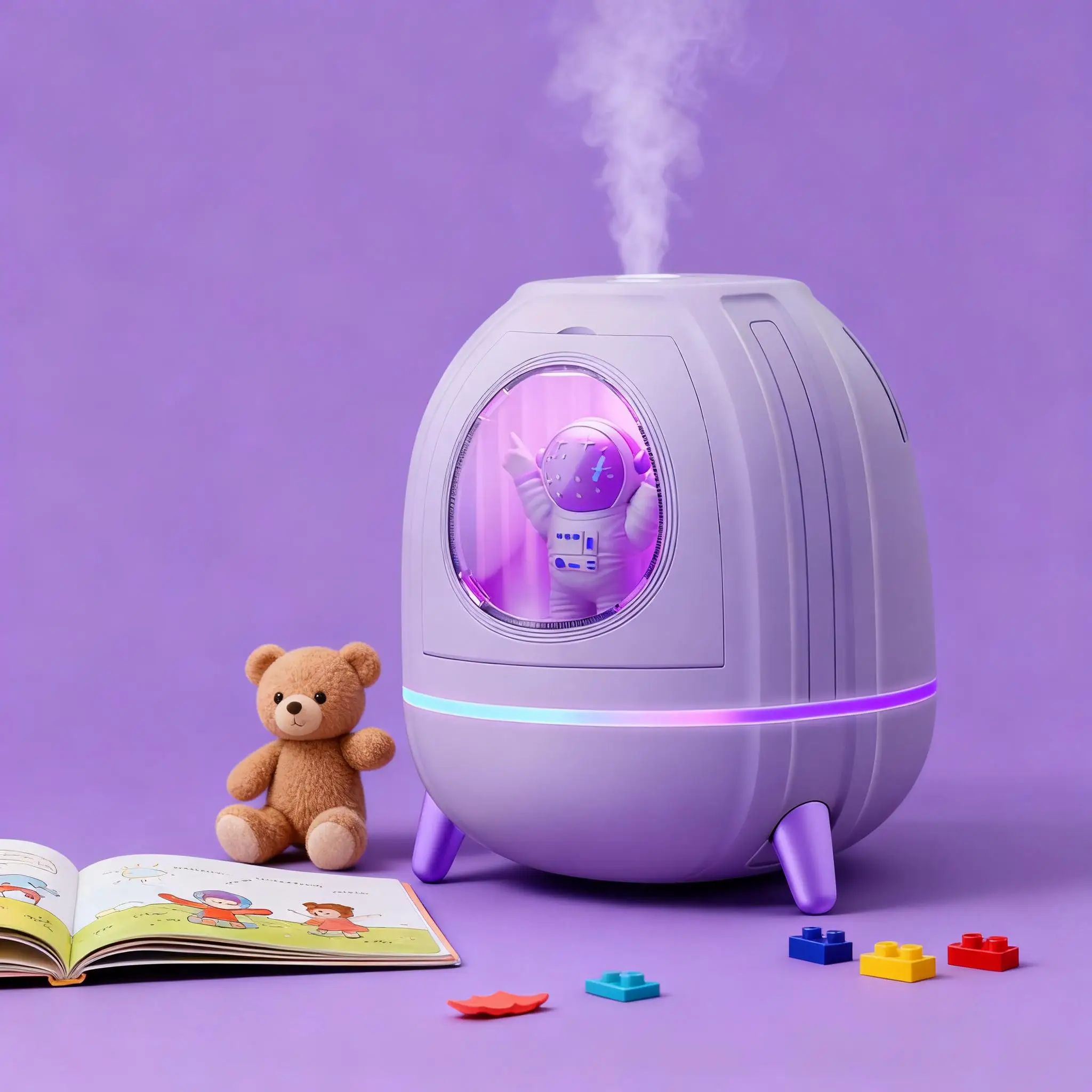 

USB-увлажнитель с большим туманом, мультяшный многофункциональный настольный портативный диффузор для ароматерапии для домашнего офиса