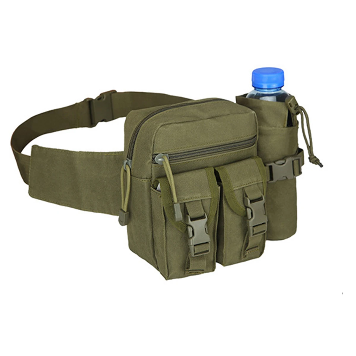 Männer Taille Fanny Pack Taschen Taktische Militärische Camping Reise Wandern Wasser Flasche Klettern Outdoor Sport Klettern Bum Hüfte Gürtel Tasche – Detail 6