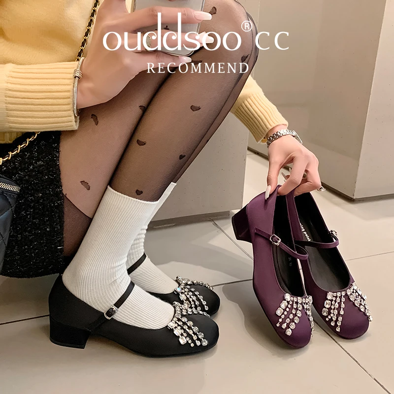 Ods Black Satin Shallow Women - Women Shoes Jeans recension och pris