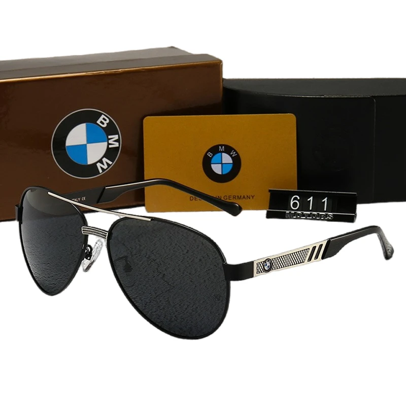 AliExpress BMW BWM 2025 Fashion Polarized Sunglasses Men Women UV Anti-Glare Driving Cycling Outdoor Beach Hiking Luxury Sunglasses 6112