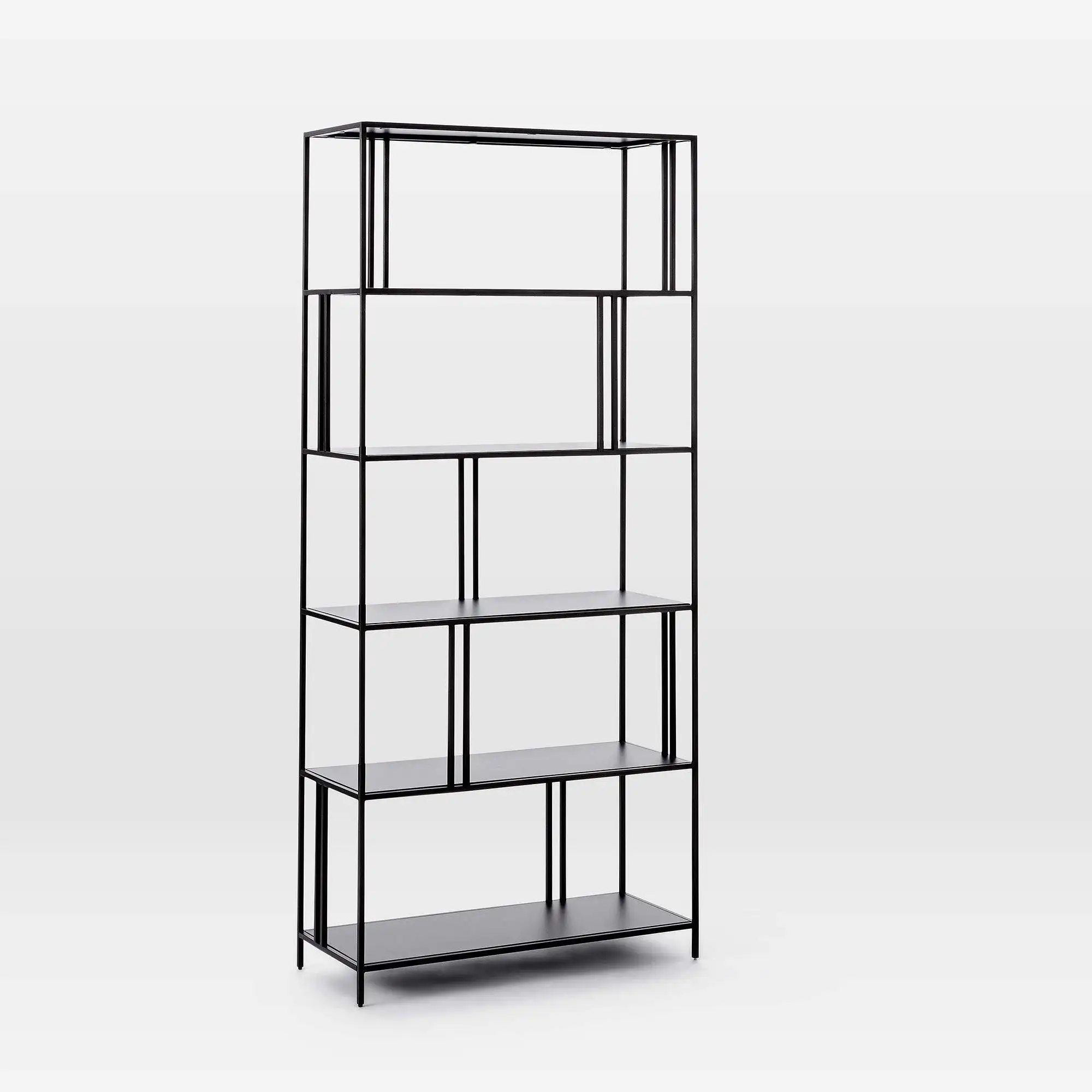 Versatile Steel Shelving Iron Display Shelf Living Room Furniture Metal Bedroom Bookshelf Study Storage Racks For Home Office