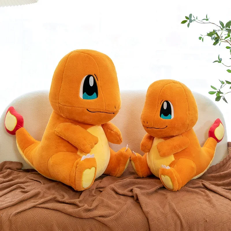 Grands jouets en peluche Anime Butter Shell Holster, Charmander, Charizard, Lapin, Produits semi-finis, 35-80cm