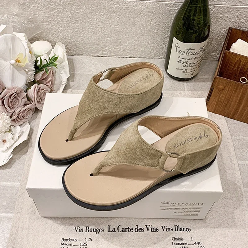 Light Portable Ladies Summer Sandals Slippers Anti Slip Firm Sole Easy To Carry for Short Trip Outdoor Casual Walking Daily