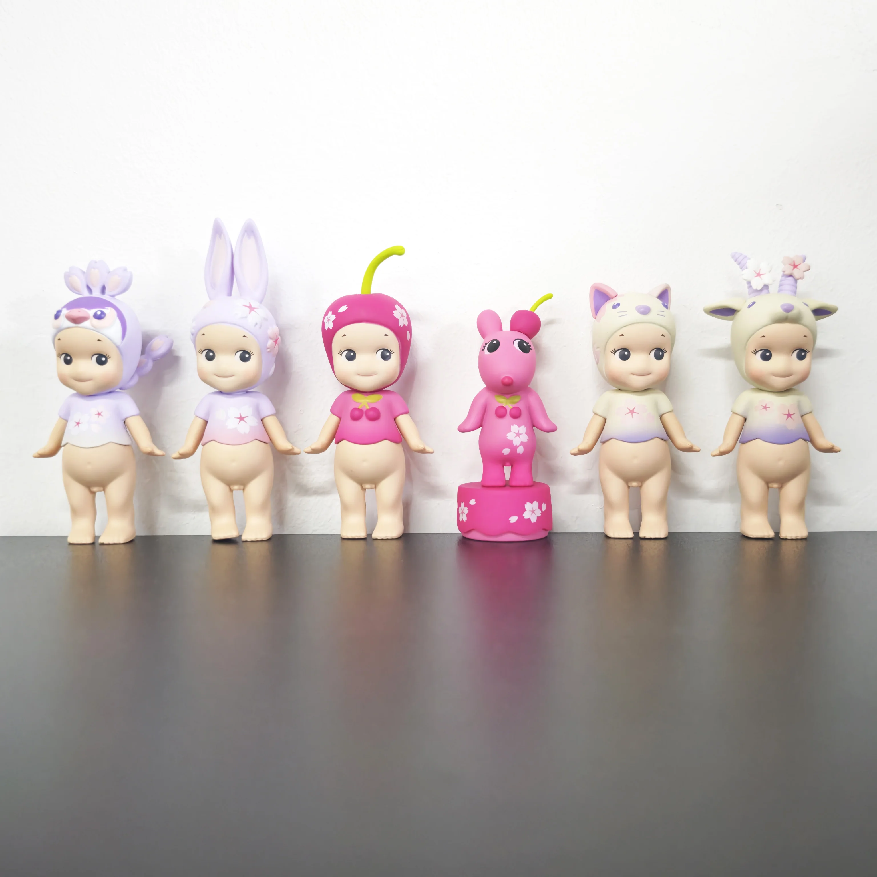 سوني ألعاب الملاك صندوق أعمى نسخة Nigbt سلسلة زهر الكرز أنيمي شخصية صغيرة زينة مجموعة هدية عيد الميلاد والكريسماس