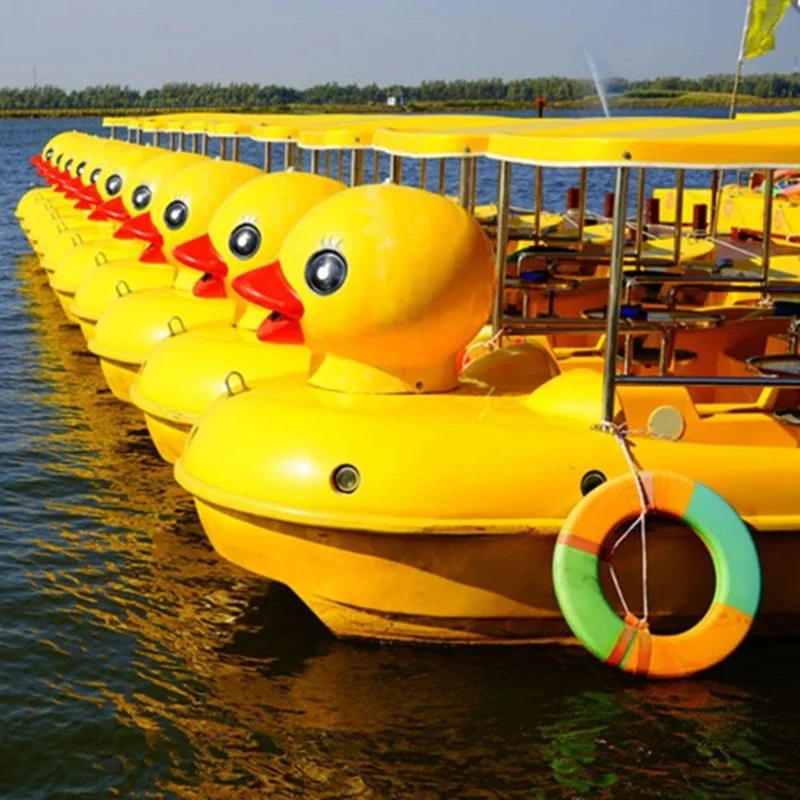 Big Yellow Duck Pedal Boat Two Seats Pedal Boat Pleasure Park Pleasure Sightseeing