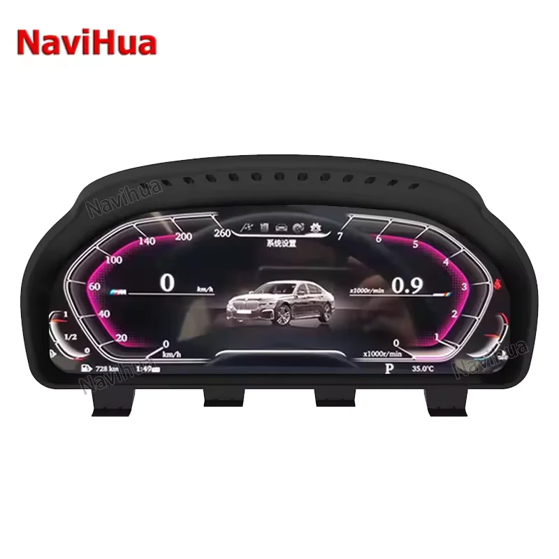 

NaviHua Auto Meter Car Dashboard Digital Cluster Instrument Cockpit Digital Cluster Upgrade for BMW F01 F10 F12 CIC NBT