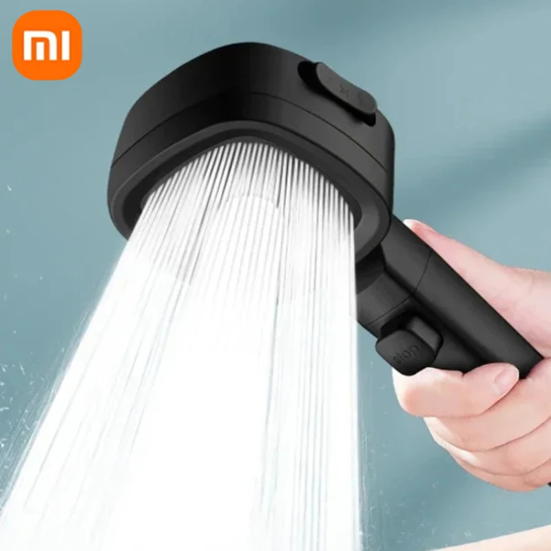 

Душевая насадка высокого давления Xiaomi, экономия воды, 3 режима, душевые насадки, регулируемый распылитель для массажа воды, аксессуары для дома и ванной комнаты